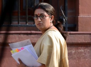 Smriti Irani MM Ansari