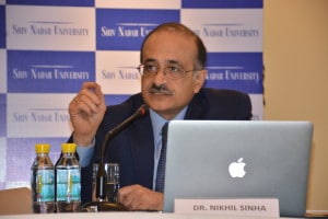 Nikhil Sinha, Founding Vice Chancellor, Shiv Nadar University