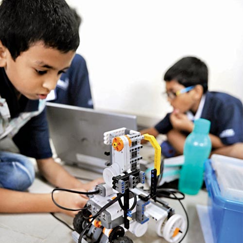 Robotic education in Bangalore government schools