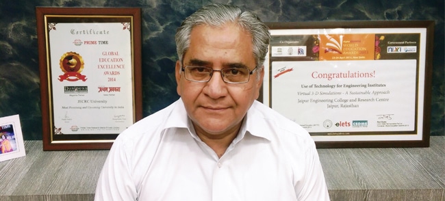 SL Agrawal, Executive Director, JECRC Foundation