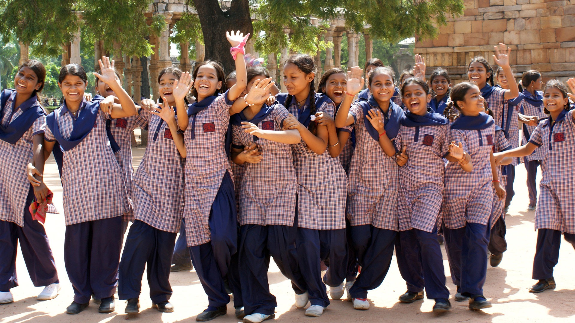 simple indian school girl