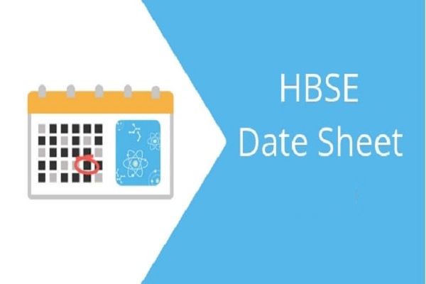 HBSE Date Sheet