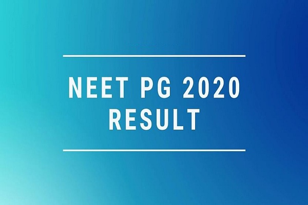 NEET PG 2020 Results