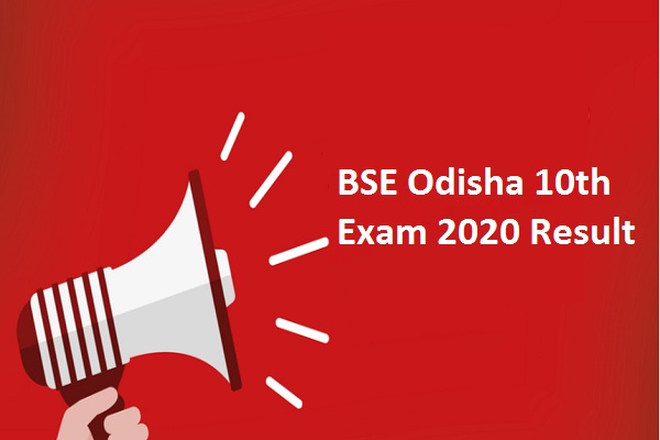 BSE Odisha 10th Exam 2020 result