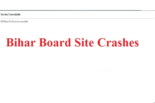 Bihar Board site crashes ahead of Results Bihar Board site crashes