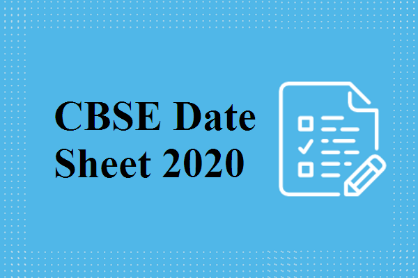 CBSE datesheet