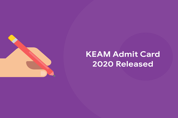 KEAM admit card 2020