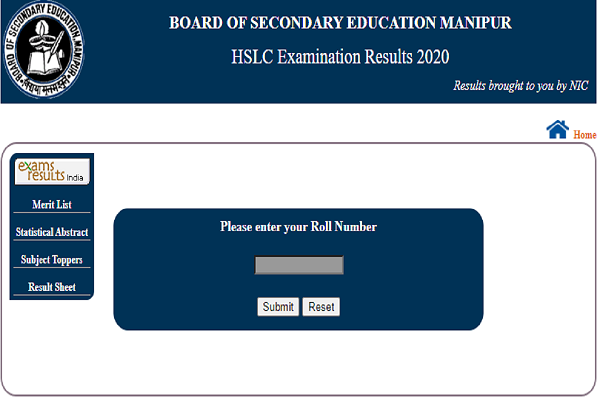 Manipur HSE Results 2020