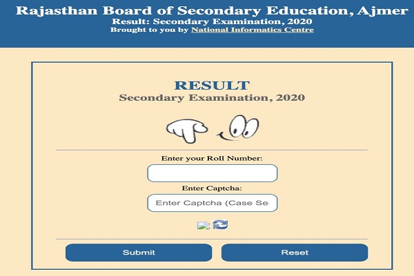 RBSE Class 10 Results 2020