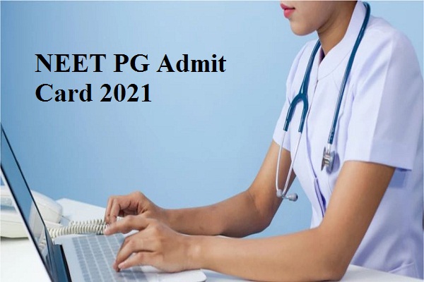 Neet admit card 2021