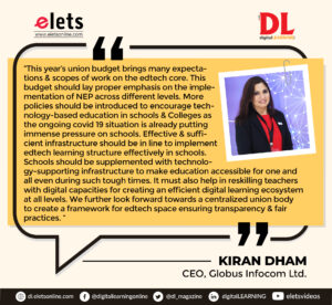 Ms. Kiran Dham CEO, Globus Infocom Ltd.