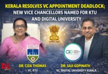 Kerala Resolves VC Appointment Deadlock; New Vice Chancellors Named for KTU and Digital University Ciza Thomas, Saji Gopinath