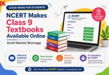 NCERT Makes Class 9 Textbooks Available Online Amid Market Shortage NCERT