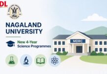Nagaland University Launches New Four-Year Undergraduate Science Programmes at MDRC Nagaland University