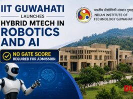 IIT Guwahati Launches Hybrid MTech in Robotics and AI; No GATE Score Required for Admission Indian Institute of Technology Guwahati