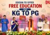 Odisha to offer free education from KG to PG Free Education KG to PG