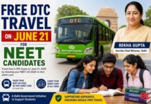 Free DTC travel on June 21 for NEET candidates NEET