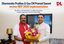 Dharmendra Pradhan & Goa CM Pramod Sawant review NEP 2020 implementation NEP 2020 implementation
