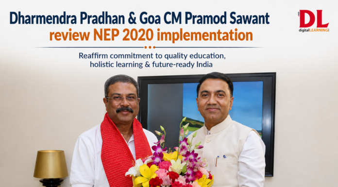 Dharmendra Pradhan & Goa CM Pramod Sawant review NEP 2020 implementation NEP 2020 implementation