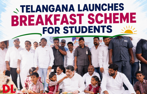 Telangana launches breakfast scheme for students Telangana breakfast scheme