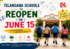 Telangana schools to reopen on June 15 Telangana schools reopen